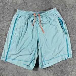 Lululemon Pace Breaker Performance Lined Shorts Drawstrings Geometric Print XL